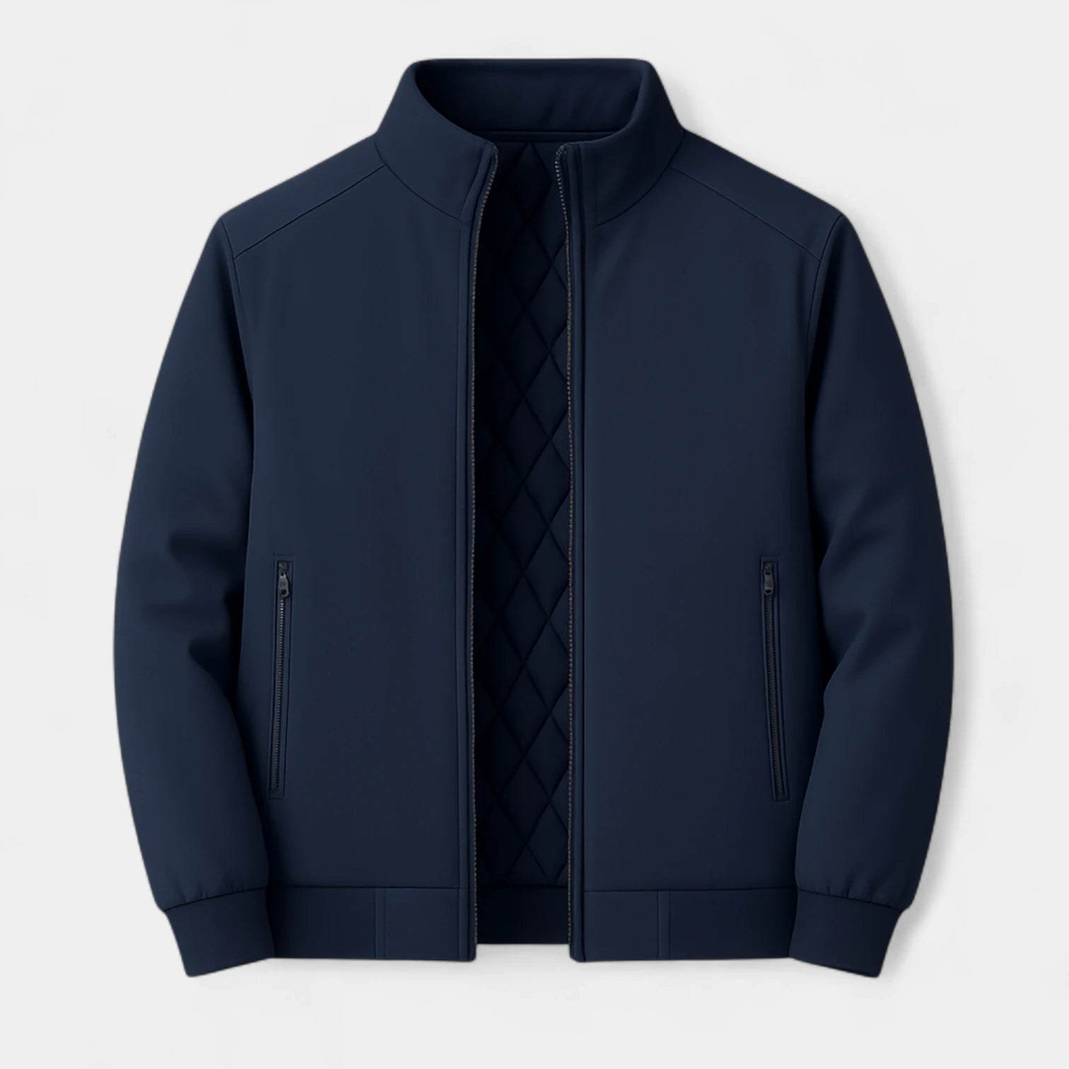 Men's Fleece Harrington Windbreaker Jacket