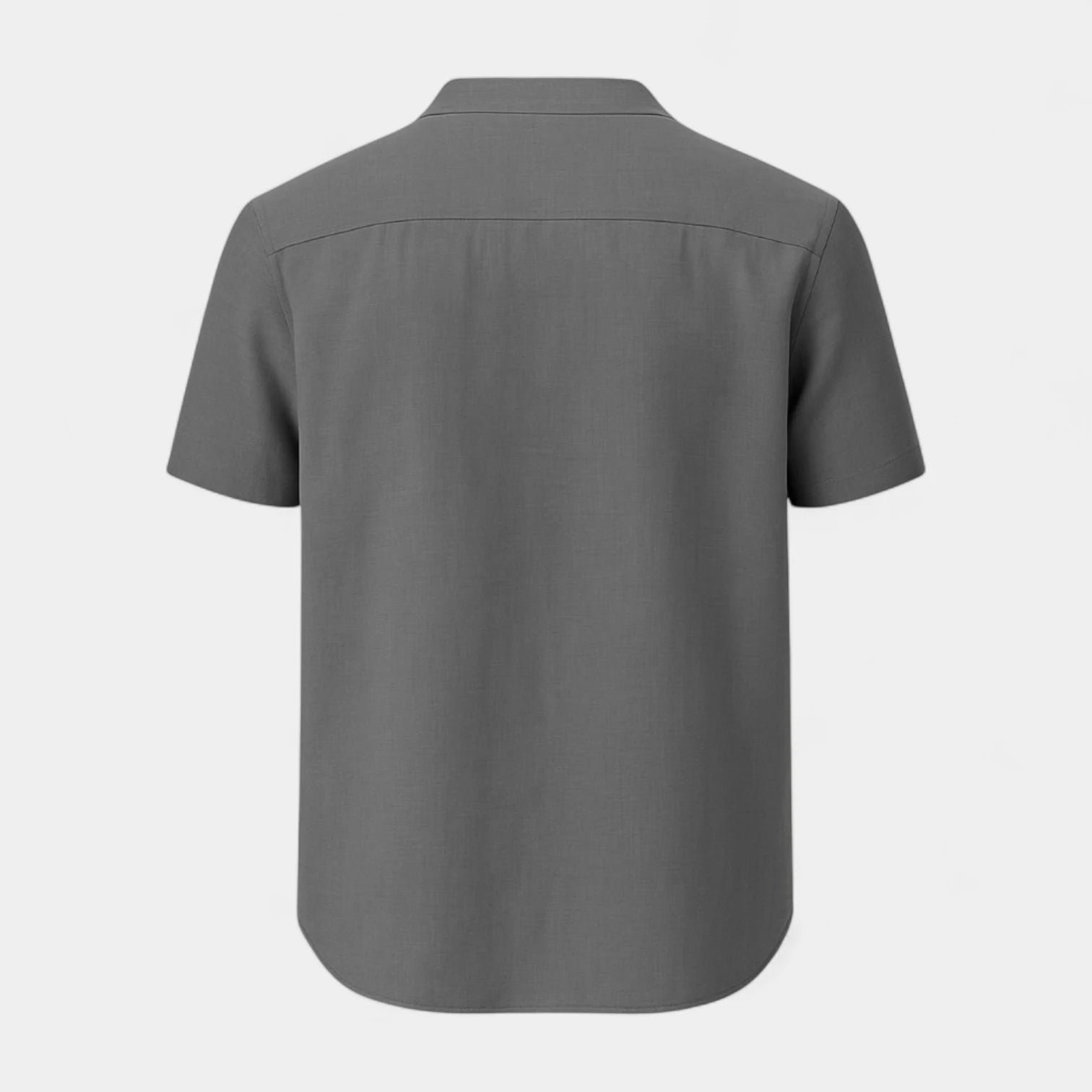 Men’s Cotton-Linen Henley Shirt
