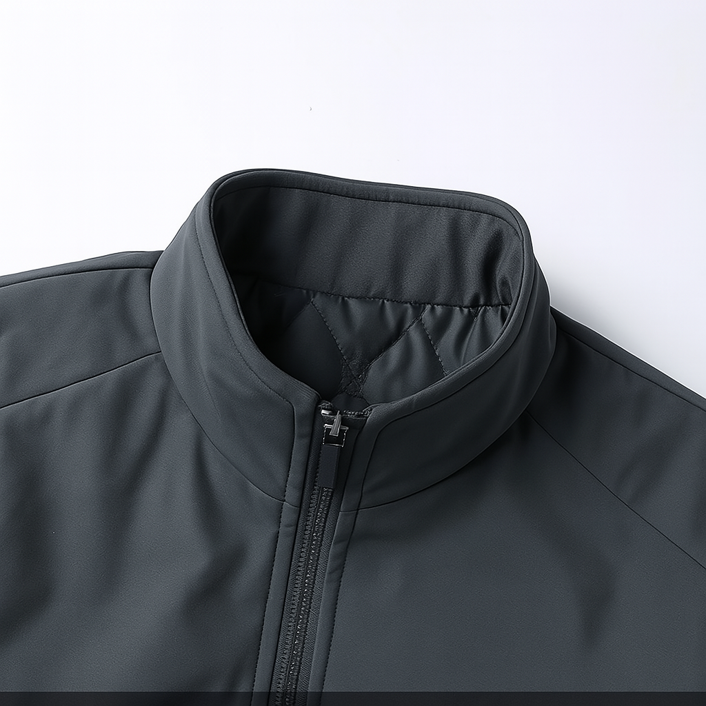 Men's Fleece Harrington Windbreaker Jacket