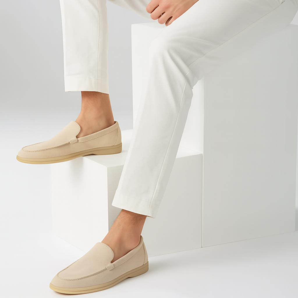 Men's Handmade Suede Look Loafers